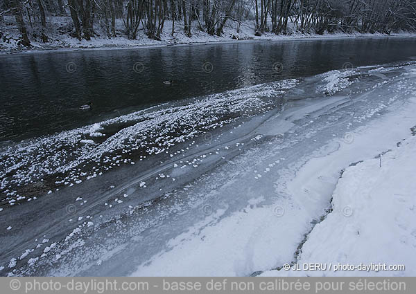 Ourthe en hiver